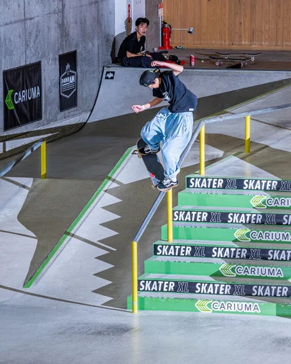 Here comes Toa. Or as Paul says: Toaconstrictor with a nollie nosegrind

<!--damnamjapan2023mensqualifiers-->