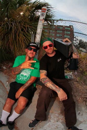 <!--bricks6photos-->

Jimmy The Greek and Allen “The Muska” Russell.