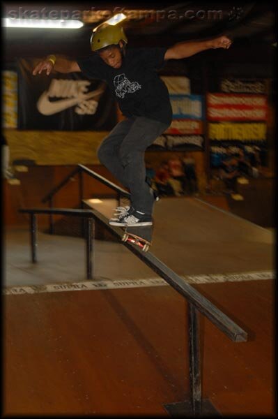 Marcus again - kickflip back lip