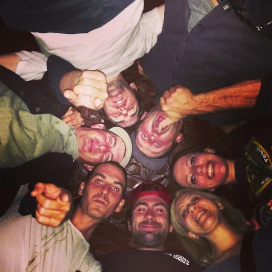 <!-- nycsummer2013 -->

Rock album cover featuring Bobby Worrest, Matt Milligan, and the rest of the band