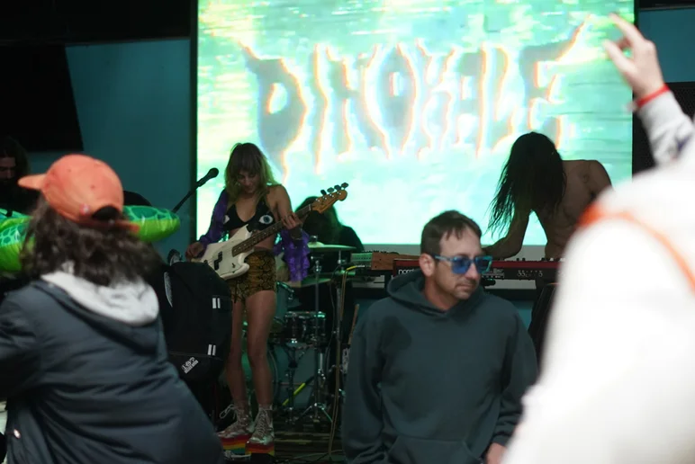 <!--pro20consjam-->

After the concrete dust settled, everyone headed back to Transitions for a mind-bending performance by Ryan Reyes's band: DINOKALE.