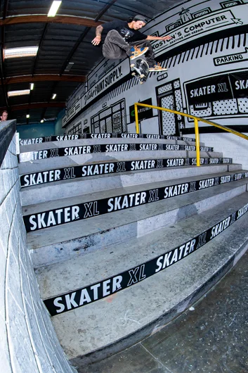 I think I had my flashes setup for two minutes and Cole came out of nowhere with a switch frontside flip.

<!--damnamla2023-->