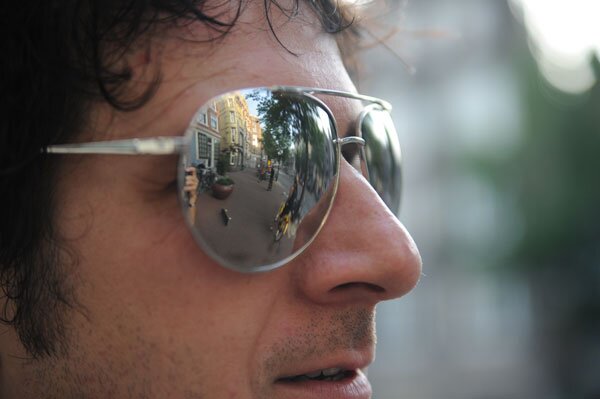 Amsterdam: This photo in DJ Wade's shades