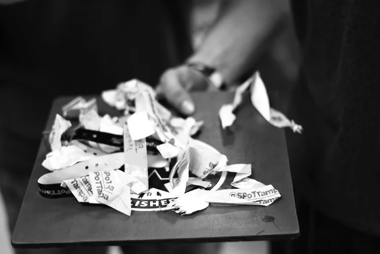 <!--sunnightpro15-->

You might have made it in but a lot of FAKE wristbands were ripped off.