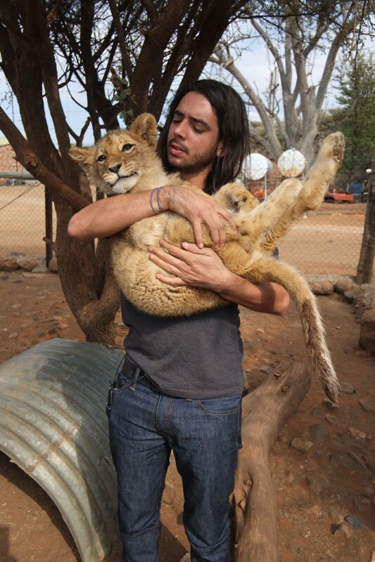 Kimberley, South Africa: Holding Baby Lions