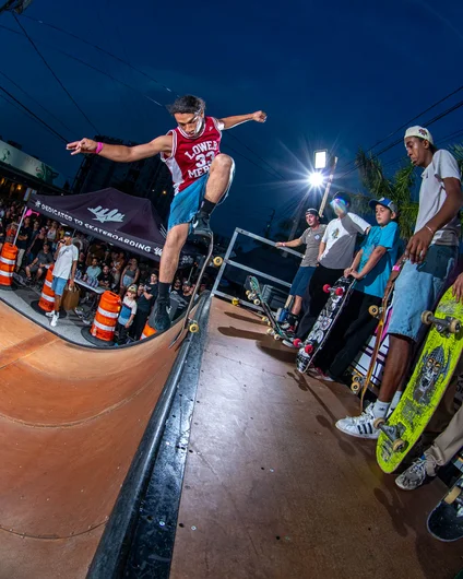 You can feel it on the ramp when Juan Pineiro drops in.

<!--skatingacrossborders2022-->