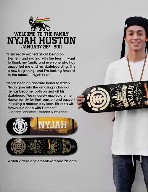 Nyjah Huston is back on Element.