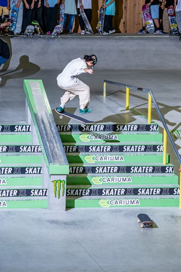 Kairi one upped himself from last year and tossed a shuv out of this kickflip back tail.

<!--damnamjapan2023besttrick-->