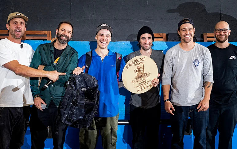 <!--am16satphotos-->

Had to get the whole crew together for Gabriel Jr’s epic Best Trick win with a Crook Nollie Big Flip Out.  Congrats Gabriel!!  You killed it!!
