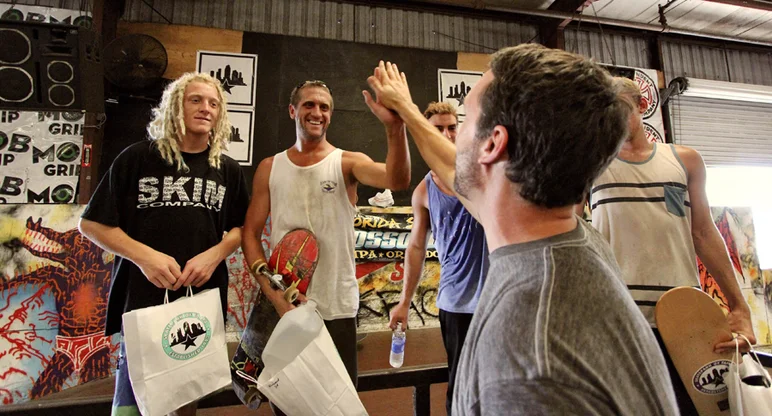<!--skim2014-->

Skateboarding defined truly from the heart. Schaefer was hyped. Top 4: 1st place - Alex Chapin; 2nd place - John Akerman; 3rd place - Joe Ward; 4th place - Turner Tenney