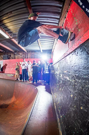 Peter Kryger is a madman, Wall Snag To Fakie.
<!--tampaam2021indoorbowljam-->