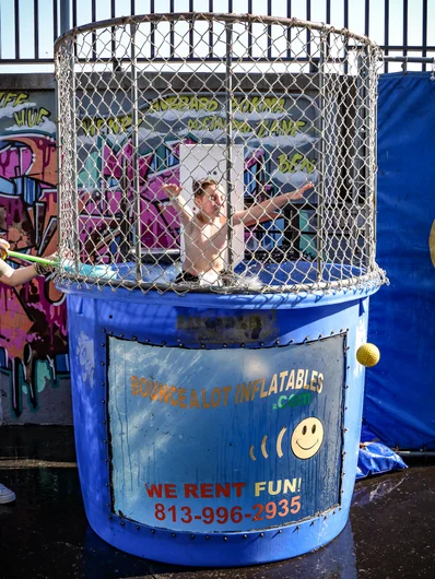 There was a Dunk Tank?!

<!--curaleaf420-2024-->