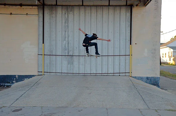 Dylan Perry - ollie from bank to bank in the ghetto of New Orleans.<!-- Make-A-Wish Article -->