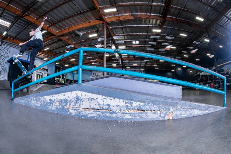 Matty Jessee closes out practice with a noseblunt on the a-frame. See you all at Qualifiers! 

<!--damnamla2023-->