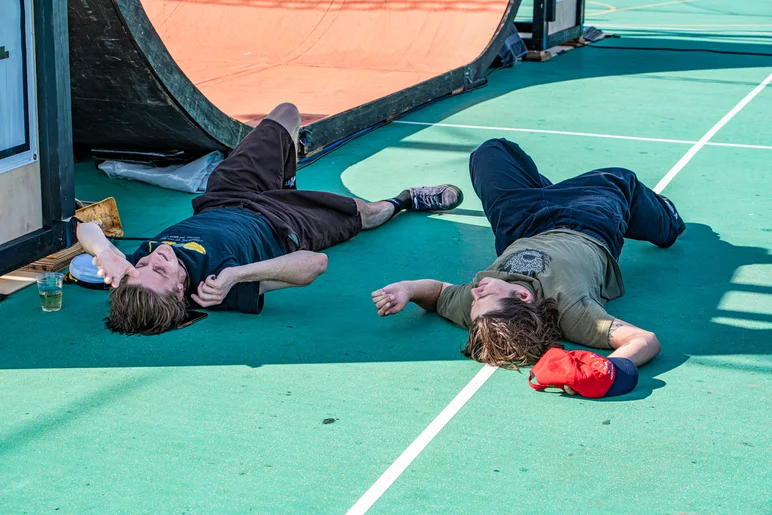 Sixthman crew hit us up and asked if we could shoot some daytime stuff. These busters were out late having too much fun!

<!--floggingmollycruise23-->