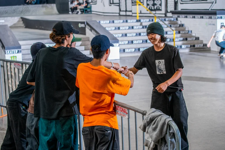 The Japanese crew was stoked for Junnosuke.

<!--damnamla2023finals-->