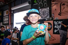 Little man came up o