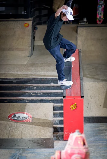 <!--dachi19finals-->

Skating these comps since he was an infant, Wesley Box is no stranger to tying together a line.
