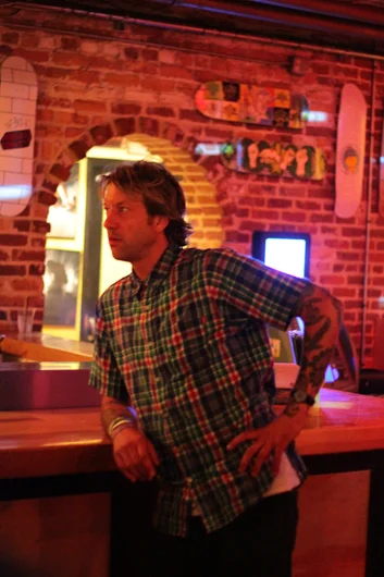 <!--thurspro15-->

Brian Anderson was posted up for the majority of the night.