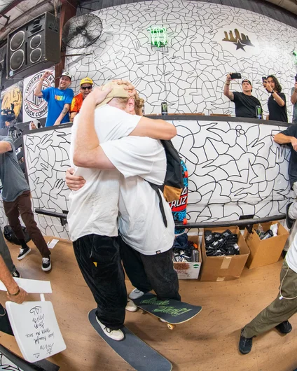 The anticipation was killing us. Jamie and Vincent holding on before we found out the 1st and 2nd place winners.

<!--tampapro22finals-->