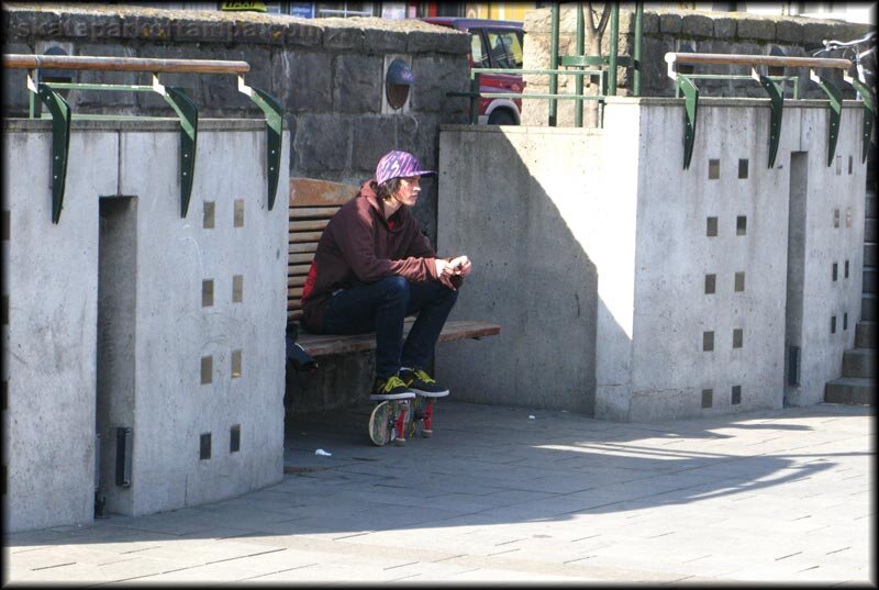 Reykjavik Iceland Skateboarding