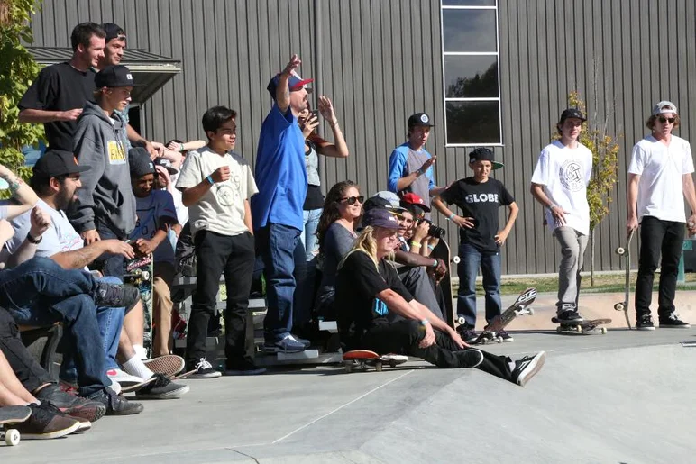 <!-- woodwardwestday3 -->

Anthony Estrada's family was hyped on his run.