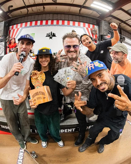 Gabi gets the Rising Star Award