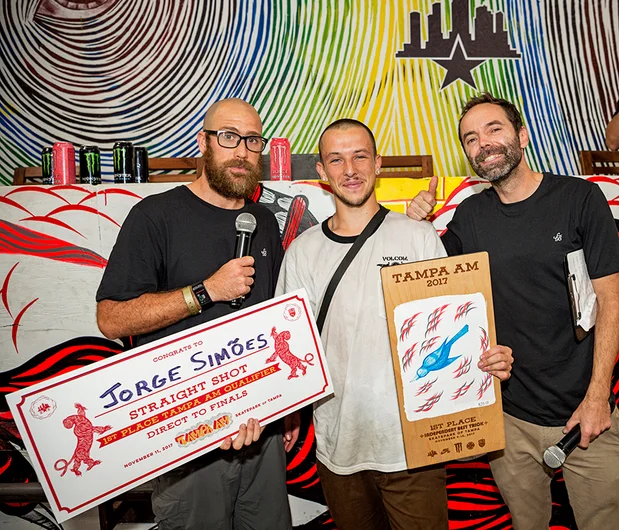 <!--am17satquals-->

No words to describe how hyped we are for Jorge Simões, to come all the way from Portugal and then take 1st Place in Qualifier and in Best Trick as well?? Welp, that's just bananas.  Huge            
Congrats Jorge!  And good luck today!!
