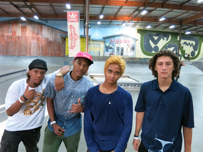 <!--agenda14-->

Our team, Markus Jalaber, James Cobb, Uncle Sam Bellipanni & Jereme Knibbs, just before the contest started.













