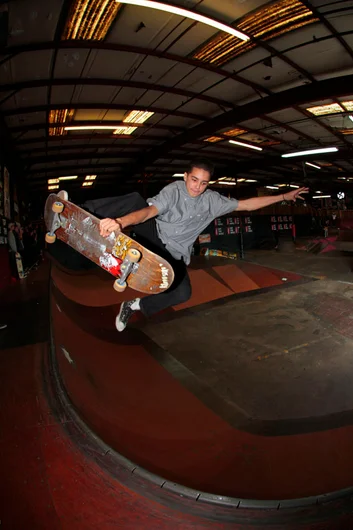 <!--cotc15-->

SPoT made it all the way to the final two and had to skate four jams to get there. Alejandro did this Boneless over the corner every single try.