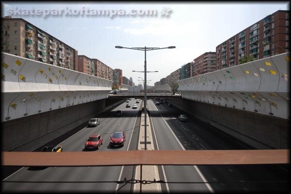 Cross this bridge and you're at the bump to bar