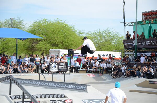 Elijah Berle doing one of the biggest ollies