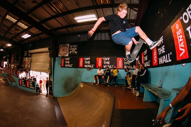 <!--cotc16-->

Jake Wooten shut it down with this Footplant to Fakie (literally) OFF THE WALL.