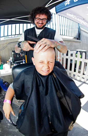 <!--PRO15-THURS-->

Get the same haircut as your favorite pro! Ethan Pitts goes for the buzz cut and looks like he’s really enjoying it as well. Thanks to Second 2 None barbershop for keeping everyone's fades tight all weekend.