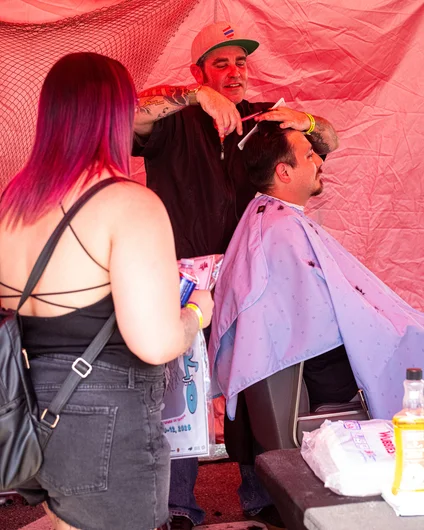 Catch a fade at Tampa Pro