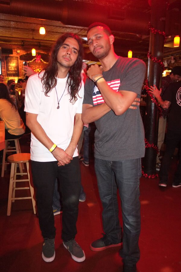 Porpe and Angel just before dude dance party