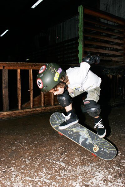 A SPoT local learning the mechanics of an ollie