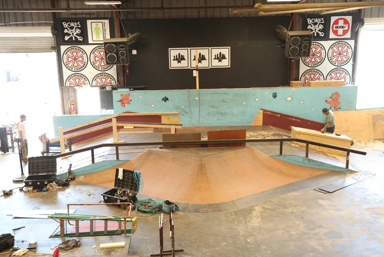 <!--coursephotos16-part2-->
The Indy Best Trick at Tampa Am is going to be the best one yet based on how this obstacle is looking.