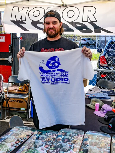 Motor Lobby came through and even printed custom shirts just for the event. Hell yea MoLo!


<!--harvestjam2023-->