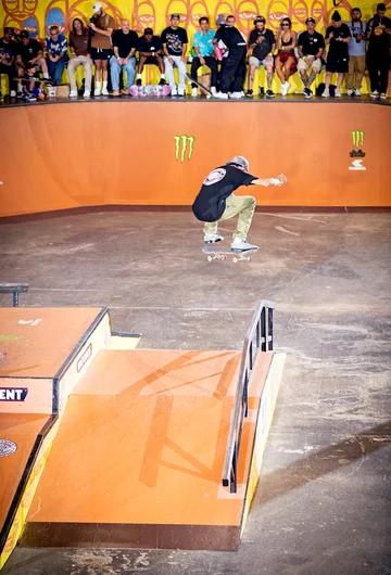 Decenzo finished 12th and was Kickflip Gap Lippin’ just to give you an idea of the level of skating that was going on!
<!--sundaytampapro2021-->