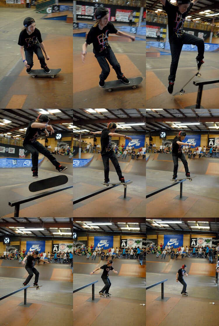 Kevin Sikes - kickflip frontside boardslide