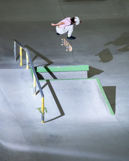 Women's Qualifiers had some new faces and Rino Hoshino was one of them. She is 11 years old and skated with absolutely no fear. It was an incredible sight to see!

<!--damnamjapan2022day2-->
