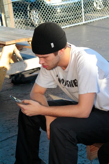 <!--eotmapr16-->
Tristan Mershon working hard on the next AlrightBet post. @alrightbet420 <- give them a follow.