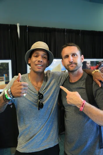 <!--agenda14-->

The boss with new pro Boo Johnson.








