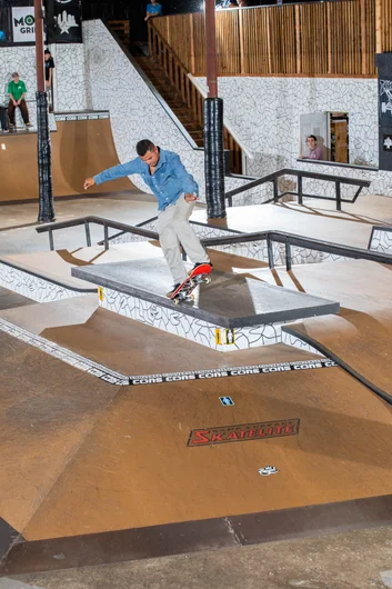 Back 5-0 with precision from Tiago 

<!--schoolsoutjam22-->