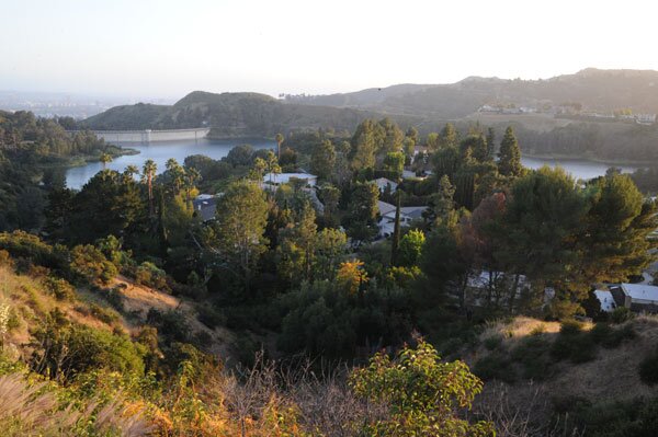 The Hollywood Sign Lake