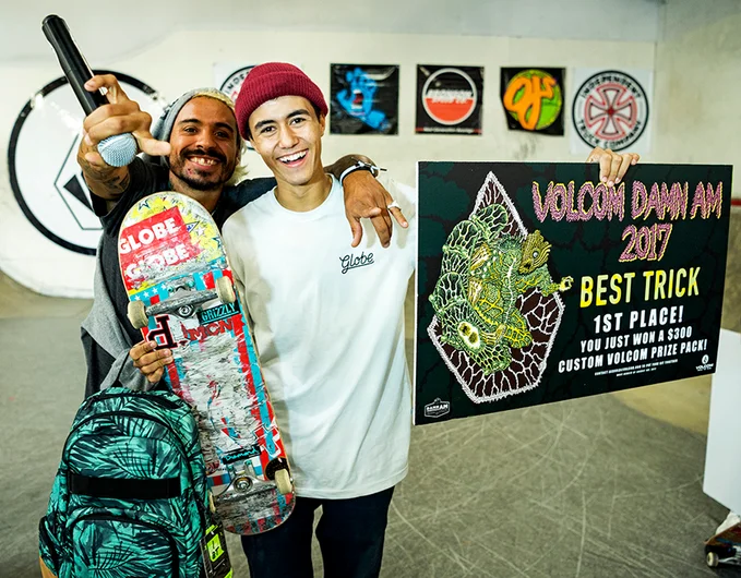 <!--dacm-quals-->

And of course, and rightfully so, Ivan Monteiro houses the Independent Best Trick with a Backside 270 Kickflip Lip 270 Out; that was crazy man.  Huge Congrats Ivan!!  Stay tuned tomorrow for coverage of the final showdown!