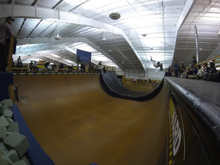 <!-- woodwardwest2013 -->

Evan Doherty shut down the vert contest.