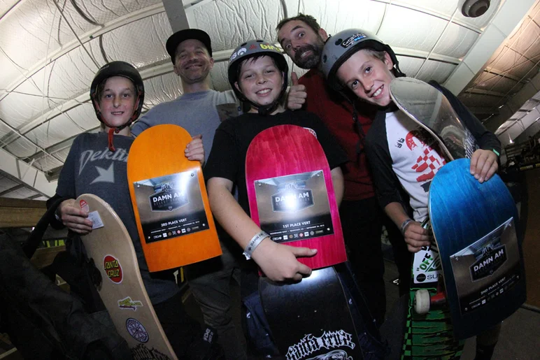 <!--dawwfri-->

The vert podium stacked with legends Neal Hendrix and Paul Zitzer and the future generation... congratulations! In order left to right: 3rd Place Winner, Luke Russell; 1st Place Winner, Evan Doherty; 2nd Place Winner, Tate Carew.