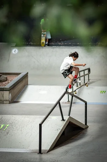 Ginwoo and another one of his many Kickflip FS Bluntslides.

<!--damnambreda22finalsphotos-->